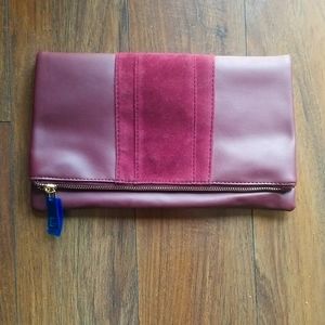 Summer & Rose Burgundy Envelope Clutch New with tags perfect condition